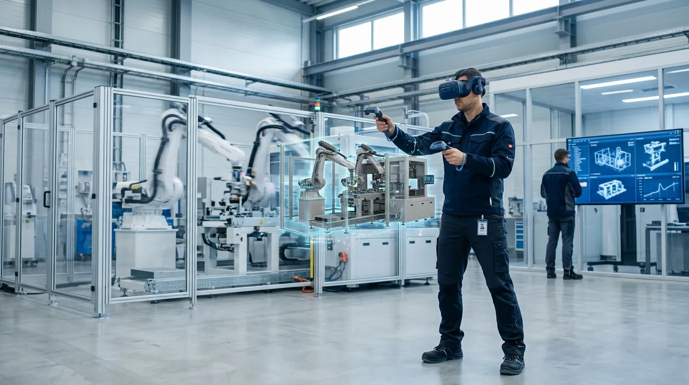 Digital Twin Showrooms para Fabricantes de Maquinaria Industrial