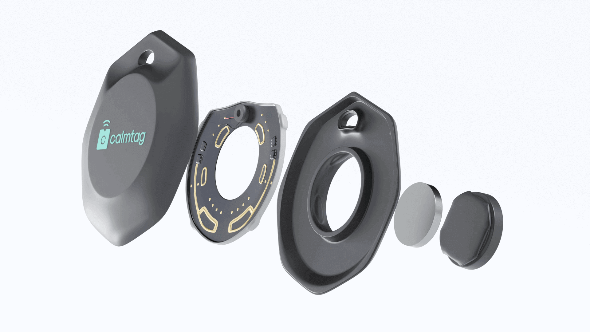 Dispositivo GPS para Mayores y Niños: Diseño 3D Calmtag